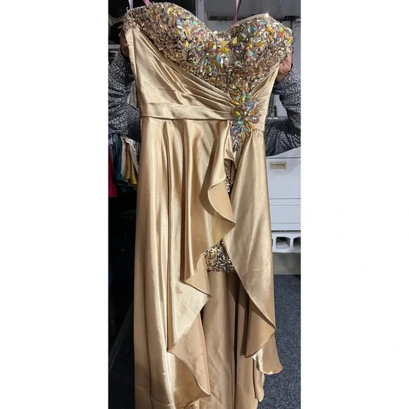Gold Prom Dress